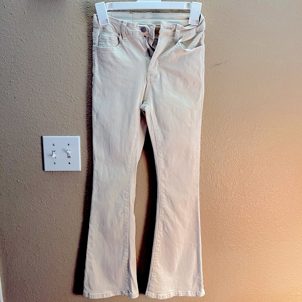 SHEIN cream colored jeans, XS